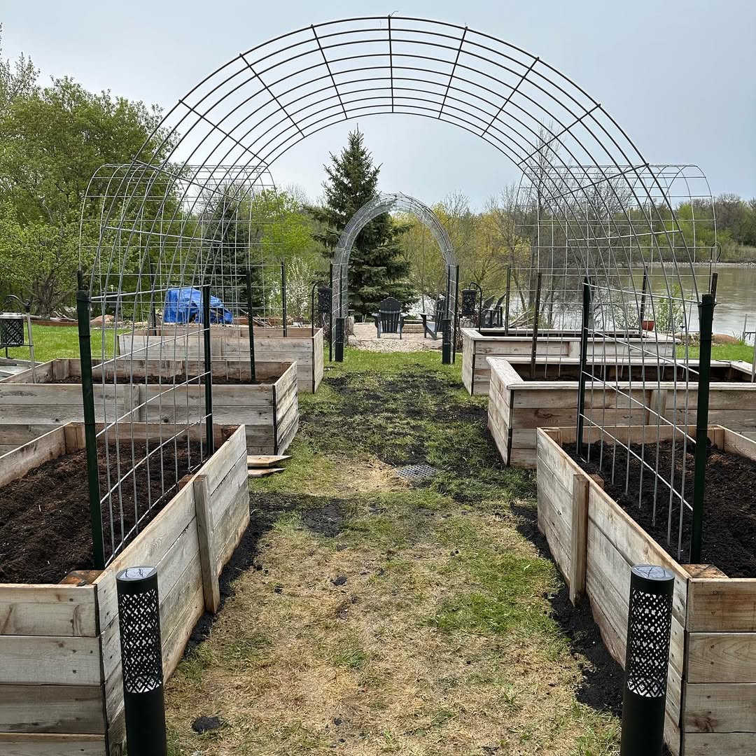 We worked furiously to get our garden box revamp project in place and ready for spring planting!  So grateful for my awe