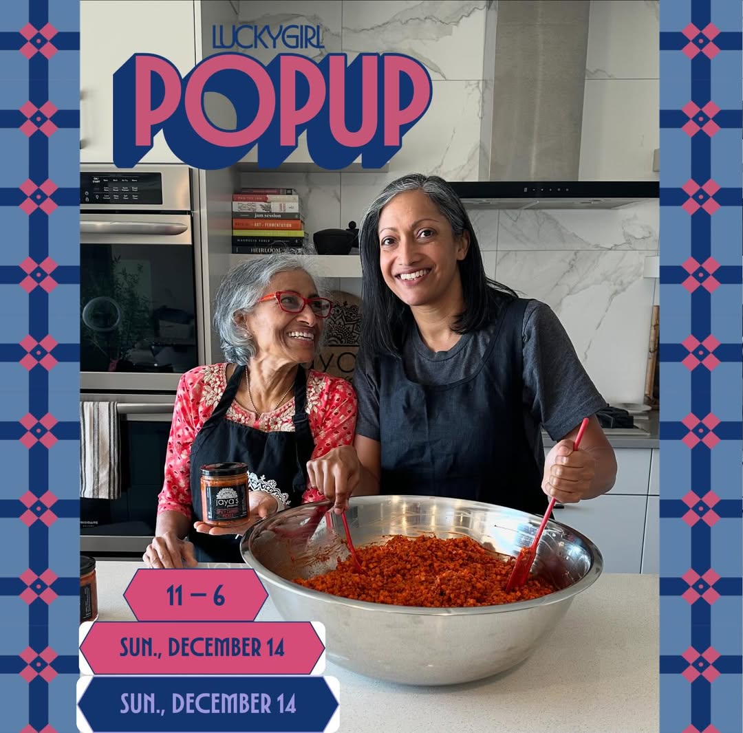 We’re so excited for the LUCKYGIRL HOLIDAY POP UP 🤗Mark your calendars!!! We’re bringing lots of our #spicy pickles, ja