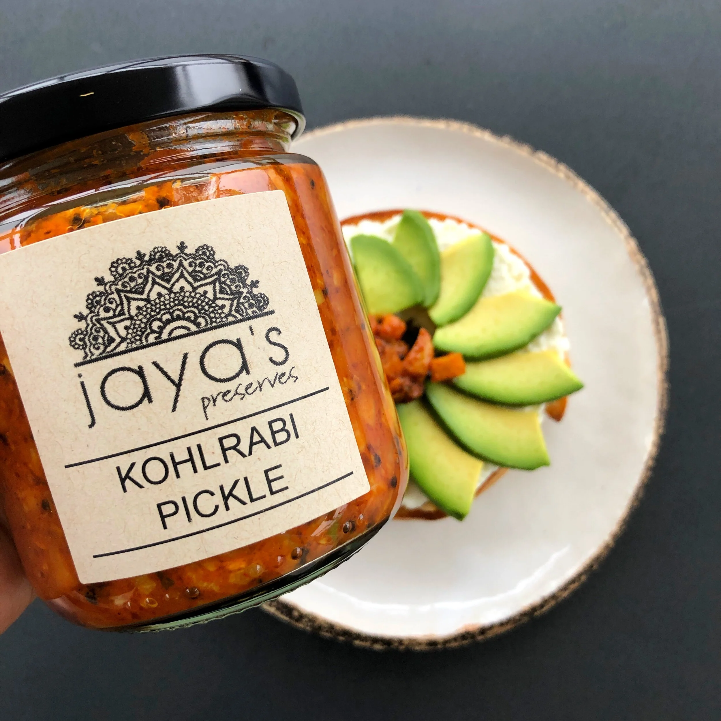 Kohlrabi Pickle jar