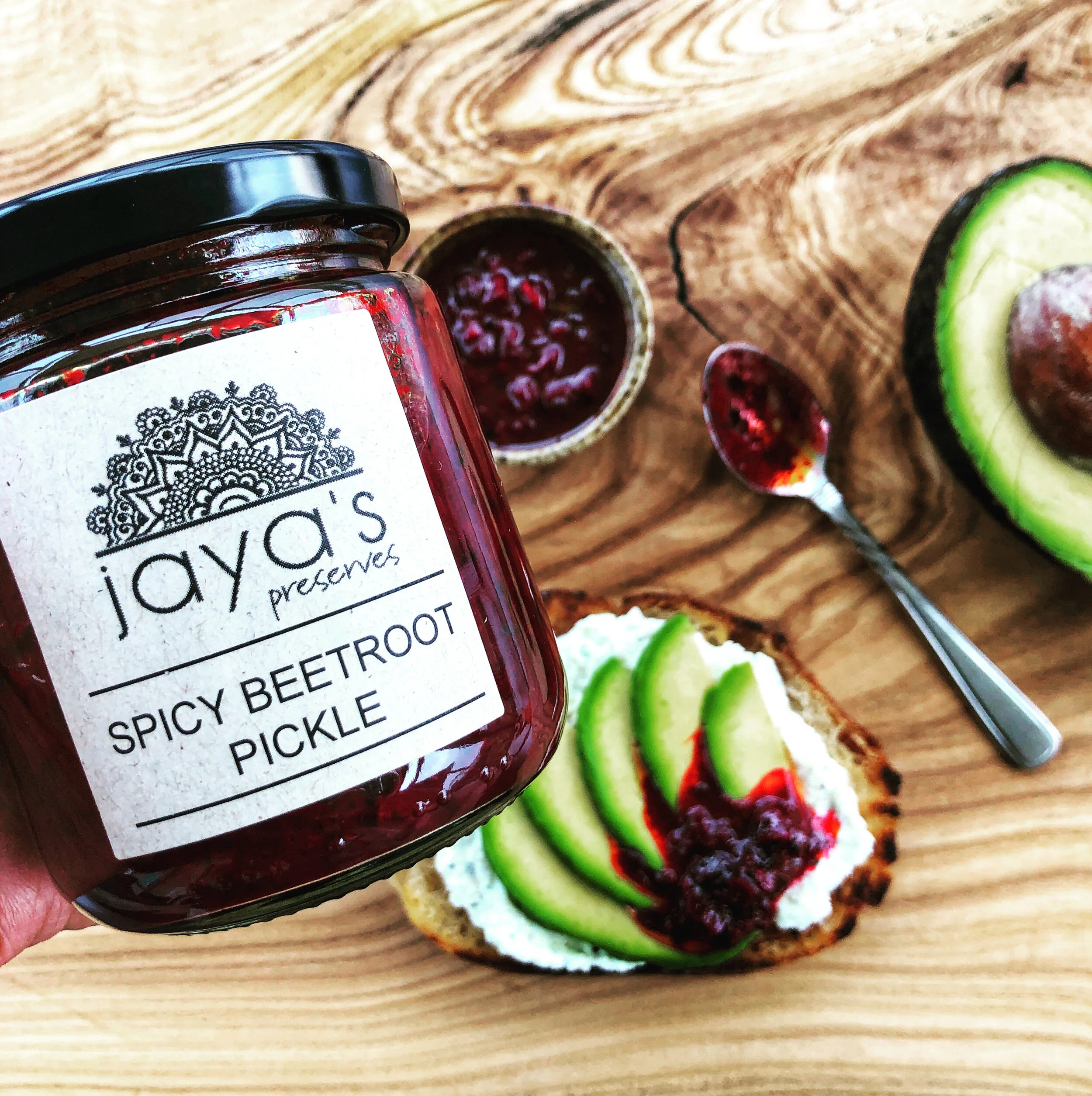 Spicy Beetroot Pickle jar